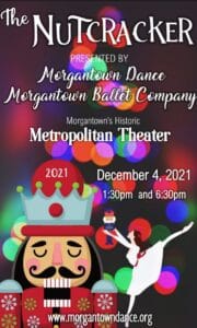 An event poster for The Nutcracker on Dec. 4, 2021.