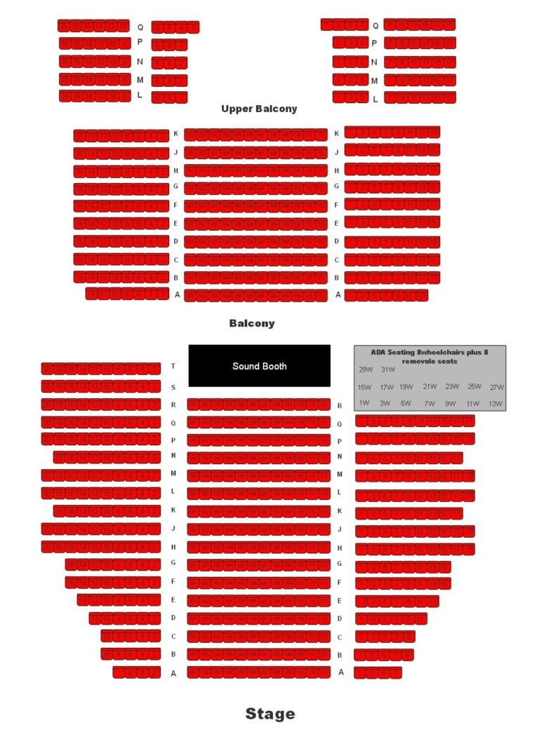 MET Seating Chart